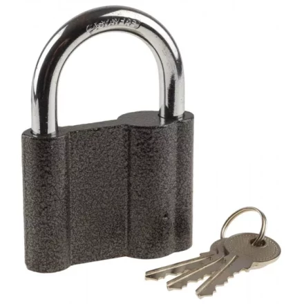 Замок STAYER &quot;MASTER&quot; навесной, металлический корпус, с закаленной дужкой, в коробке, 70мм 37145-70 купить в Нефтеюганске