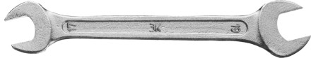 Ключ рожковый гаечный ЗУБР &quot;СТАНДАРТ&quot;, оцинкованный, 17х19мм 27115-17-19 купить в Нефтеюганске