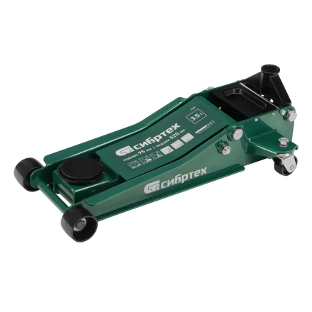 Домкрат гидравлический подкатной, 3,5 т, 95-520 мм, быстрый подъем, низкий подхват, проф.// Сибртех 50851 купить в Нефтеюганске