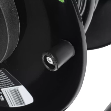 Удлинитель силовой 30 м, 16А, тип УХз16, ПВС 3 x 2.5 мм, на стальной катушке, 4 розетки Сибртех 95873 купить в Нефтеюганске