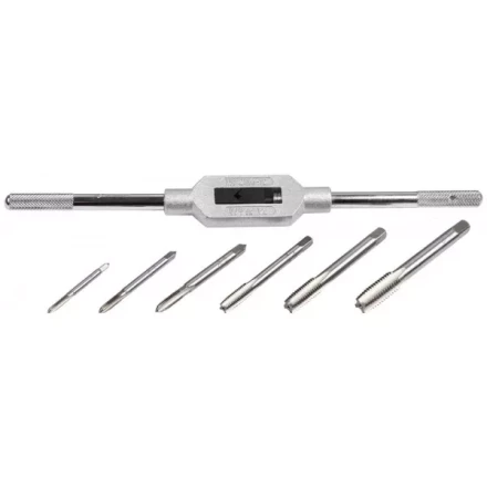 Набор ЗУБР &quot;МАСТЕР&quot; с металлореж. инструментом, метчики однопроходные М4-М12, метчикодержатель - на карточке, 7предметов 28126-H7 купить в Нефтеюганске