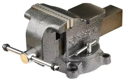 Тиски ЗУБР &quot;МАСТЕР&quot; слесарные поворотные, 125мм 3258-125 купить в Нефтеюганске