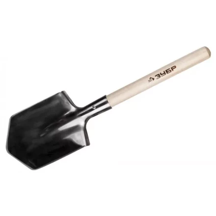 Лопата ЗУБР &quot;ЭКСПЕРТ&quot; саперная из нержавеющей стали, защитный чехол, 190х145х550мм 4-39441_z01 купить в Нефтеюганске