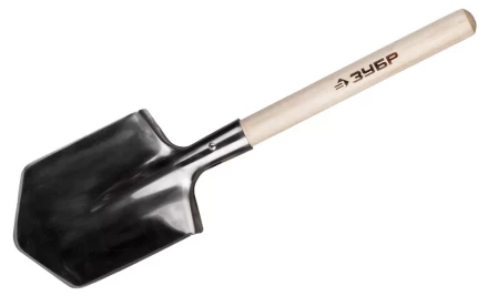 Лопата ЗУБР &quot;ЭКСПЕРТ&quot; саперная из нержавеющей стали, защитный чехол, 190х145х550мм 4-39441_z01 купить в Нефтеюганске