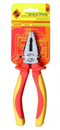 Плоскогубцы универс. диэлектрические 150мм 1/6/60 19010 купить в Нефтеюганске