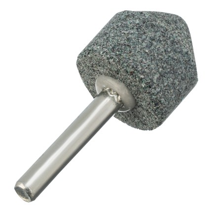 Шарошка абразивная, конус, для дрели, 25 x 25 мм, хвостовик d6 мм, 63С Denzel 76021 купить в Нефтеюганске