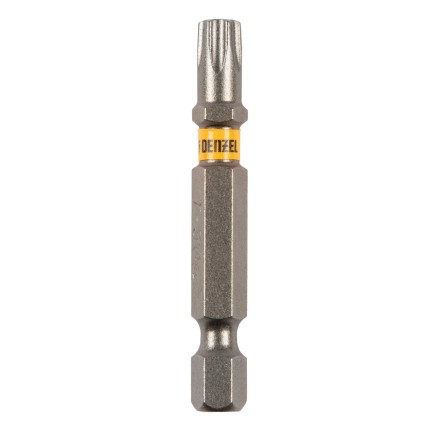 Бита TX 30х50, сталь S2, шестигранный профиль, 10 шт. Е 6,3 Denzel 11671 купить в Нефтеюганске