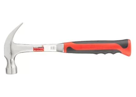 Молоток-гвоздодер 450 г цельнометаллический двухкомпонентная рукоятка MATRIX 10460 купить в Нефтеюганске