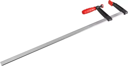 Струбцина ЗУБР &quot;МАСТЕР&quot;, тип &quot;F&quot;, пластмассовая ручка, стальная закаленная рейка, 120х800мм 32150-120-800 купить в Нефтеюганске