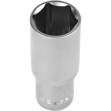 Головка торцовая ЗУБР "МАСТЕР" (1/2"), удлиненная, Cr-V, FLANK, хроматированное покрытие, 24мм 27726-24 купить в Нефтеюганске