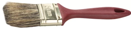 Кисть плоская ЗУБР &quot;УНИВЕРСАЛ-ПРЕМИУМ&quot; &quot;КП-15&quot;, смешанная натуральная щетина, пластмассовая ручка, 100мм 4-01015-100 купить в Нефтеюганске