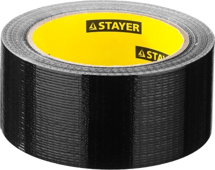 Армированная лента, STAYER Professional 12086-50-25, универсальная, влагостойкая, 48мм х 25м, черная 12086-50-25 купить в Нефтеюганске