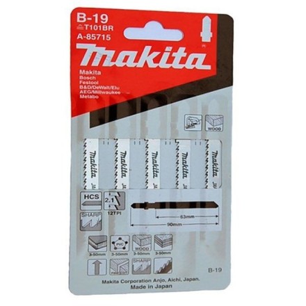 Пилки для лобзика Makita B-19 A-85715 купить в Нефтеюганске