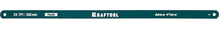 Полотно гибкое Max Flex, KRAFTOOL 15941-24-S2, безопасное, с волнообразной разводкой, 24 TPI, 2шт, 300мм 15941-24-S2 купить в Нефтеюганске