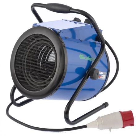 Тепловая пушка ТВ-9 380 В 3 режима вентилятор 4500-9000 Вт Сибртех 96435 купить в Нефтеюганске