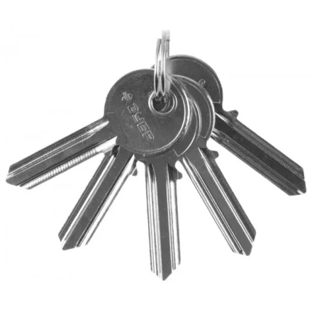 Заготовка ключа ЗУБР &quot;МАСТЕР&quot; для цилиндровых механизмов, английский тип, 5 шт. 52195_z01 купить в Нефтеюганске