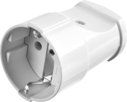 Розетка MAXElectro электрическая, 16А/220В, с заземлением, белая, STAYER 55180-W купить в Нефтеюганске