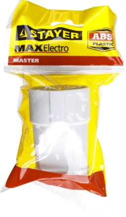 Розетка MAXElectro электрическая, 16А/220В, с заземлением, белая, STAYER 55180-W купить в Нефтеюганске