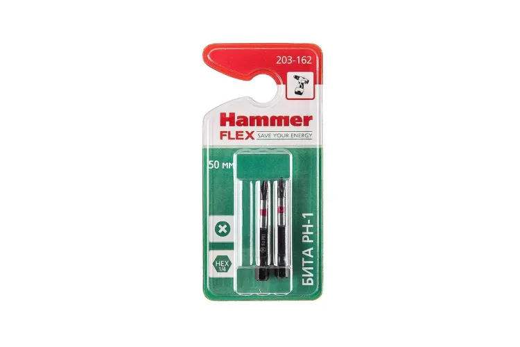 Бита HAMMER PH1 50мм (2шт) купить в Нефтеюганске