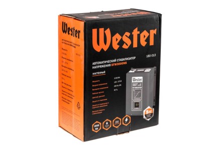 Стабилизатор напряжения WESTER STW3000NS купить в Нефтеюганске