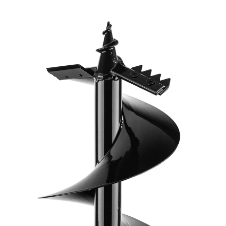 Шнек для грунта ER-200, диаметр 200 мм, длина 800 мм,соединение 20 мм, съемный нож Denzel 56008 купить в Нефтеюганске