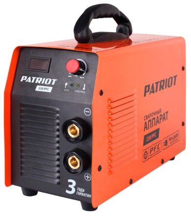 Сварочный инверторный аппарат 230 PFC PATRIOT купить в Нефтеюганске