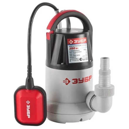 Насос ЗУБР погружной, дренажный, для чистой воды, 110 л/мин, 250Вт ЗНПЧ-250 купить в Нефтеюганске