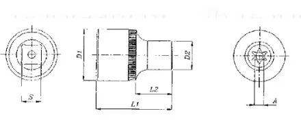 Торцевая головка 3/8&quot;DR внешний TORX Е-14 S06H314 Jonnesway 49706 купить в Нефтеюганске