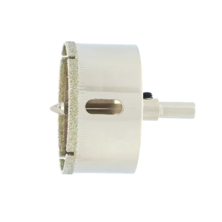 Сверло по керамической плитке и стеклу Сибртех, 55 х 55 мм, шестигранный хвостовик, с центрующим сверлом 72723 купить в Нефтеюганске