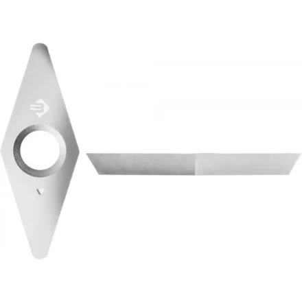 Резец ЗУБР &quot;ЭКСПЕРТ&quot;сменный твердосплавный для набора 18371-H3 тип &quot;Ромб&quot; 27х10мм, 2рабочие грани 18372 купить в Нефтеюганске