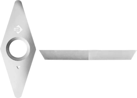 Резец ЗУБР &quot;ЭКСПЕРТ&quot;сменный твердосплавный для набора 18371-H3 тип &quot;Ромб&quot; 27х10мм, 2рабочие грани 18372 купить в Нефтеюганске