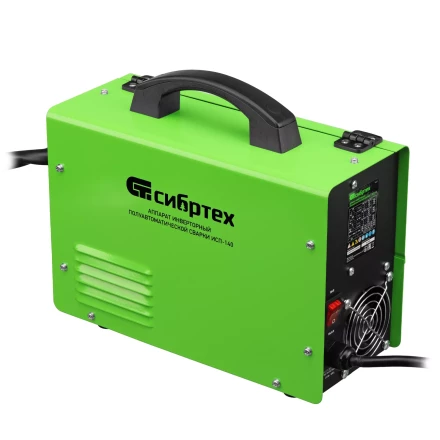 Аппарат инвертор. полуавтомат. сварки Сибртех ИСП-140, 140 А, ПВ 60% 94321 купить в Нефтеюганске