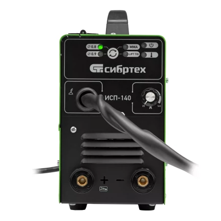 Аппарат инвертор. полуавтомат. сварки Сибртех ИСП-140, 140 А, ПВ 60% 94321 купить в Нефтеюганске