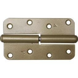 Петля накладная стальная "ПН-110", цвет золотой металлик, левая, 110мм 37653-110L