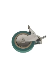 Колесо аппаратное поворотное SCtgb 55 125 мм с болтом и тормозом (N) 1043000