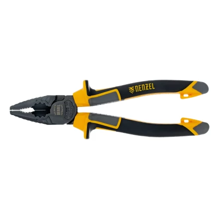 Плоскогубцы комбинированные 180 мм Denzel 17081, трехкомпонентные рукоятки купить в Нефтеюганске