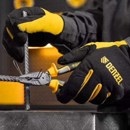 Плоскогубцы комбинированные 180 мм Denzel 17081, трехкомпонентные рукоятки купить в Нефтеюганске