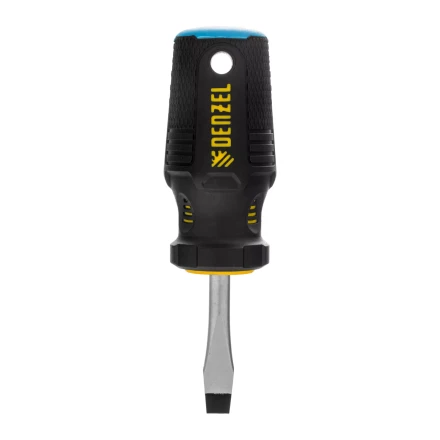 Отвертка, SL6x38 мм, S2, 3к рукоятка Denzel 122017 купить в Нефтеюганске