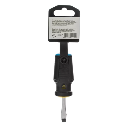 Отвертка, SL6x38 мм, S2, 3к рукоятка Denzel 122017 купить в Нефтеюганске