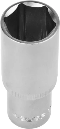 Головка торцовая ЗУБР "МАСТЕР" (1/2"), удлиненная, Cr-V, FLANK, хроматированное покрытие, 22мм 27726-22 купить в Нефтеюганске