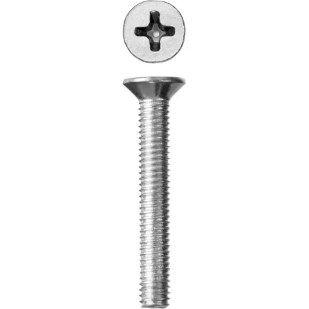 Винт DIN 965, M6 x 50 мм, 5 шт, кл. пр. 4.8, оцинкованный, ЗУБР 303116-06-050 купить в Нефтеюганске