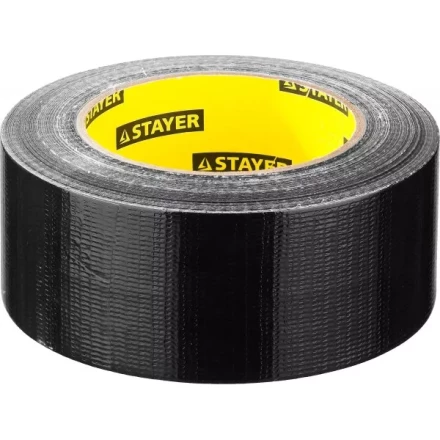 Армированная лента, STAYER Professional 12086-50-50, универсальная, влагостойкая, 48мм х 45м, черная 12086-50-50 купить в Нефтеюганске