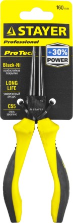 Круглогубцы STAYER &quot;PROTech&quot;, эксцентриковое расположение шарнира, 160мм 22027-8-16_z02 купить в Нефтеюганске