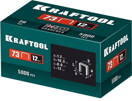 Скобы для плайера, тип 73, калибр 20GA 31773-12 купить в Нефтеюганске
