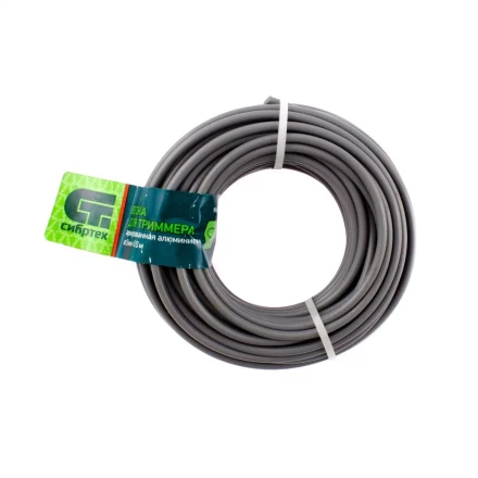 Леска для триммера круглая, армированная алюминием, 3.0 мм х 10 м, Россия Сибртех 961945 купить в Нефтеюганске