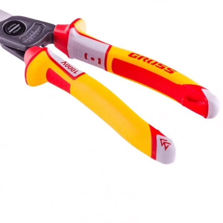 Кабелерез диэлектрические рукоятки до 1000 В трехкомпонентные рукоятки 210 мм Gross 17728 купить в Нефтеюганске