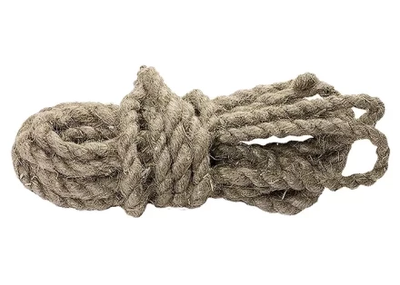 Веревка льнопеньковая D 12 мм L 10 м крученая Россия 94012 купить в Нефтеюганске