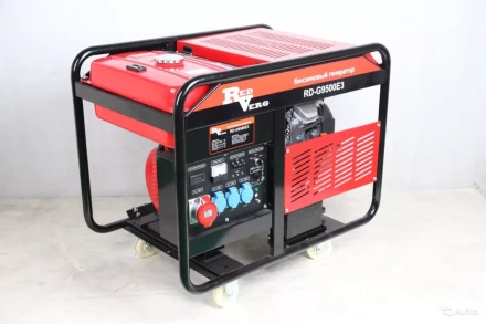 Генератор бензиновый RedVerg RD-G9500E3 на колесах купить в Нефтеюганске