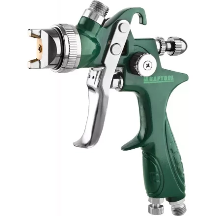 Краскопульт пневматический KRAFTOOL AirKraft, HVLP, с верхним бачком, 1,7мм 06522-1.7 купить в Нефтеюганске