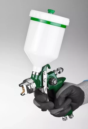 Краскопульт пневматический KRAFTOOL AirKraft, HVLP, с верхним бачком, 1,7мм 06522-1.7 купить в Нефтеюганске